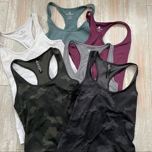 6 90 DEGREE RACERBACK TANKS